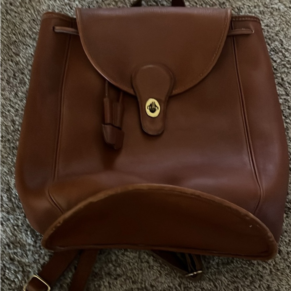 Vintage Coach leather backpack